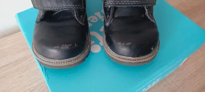 Bottines noires garçon taille 24 - photo numéro 4