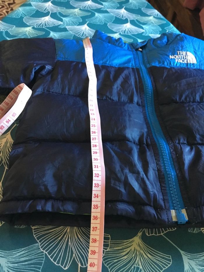 Doudoune enfant The North Face bleu marine taille 12-18 mois 070 - photo numéro 10