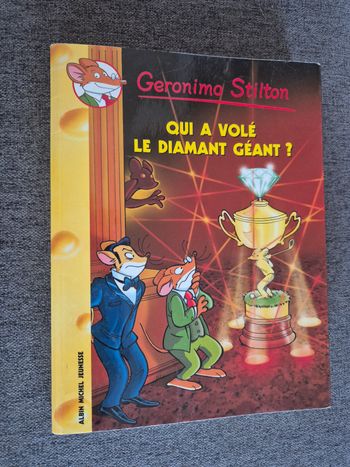Livre enfants titre Qui a volé le diamant géant