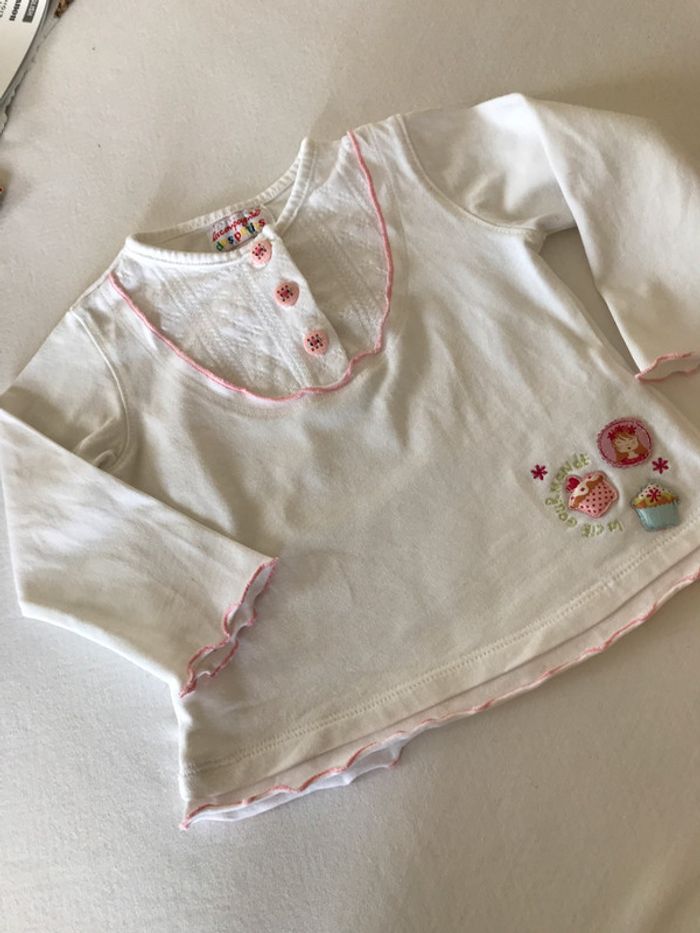 Tee-shirt à manches longues 18 Mois - photo numéro 2