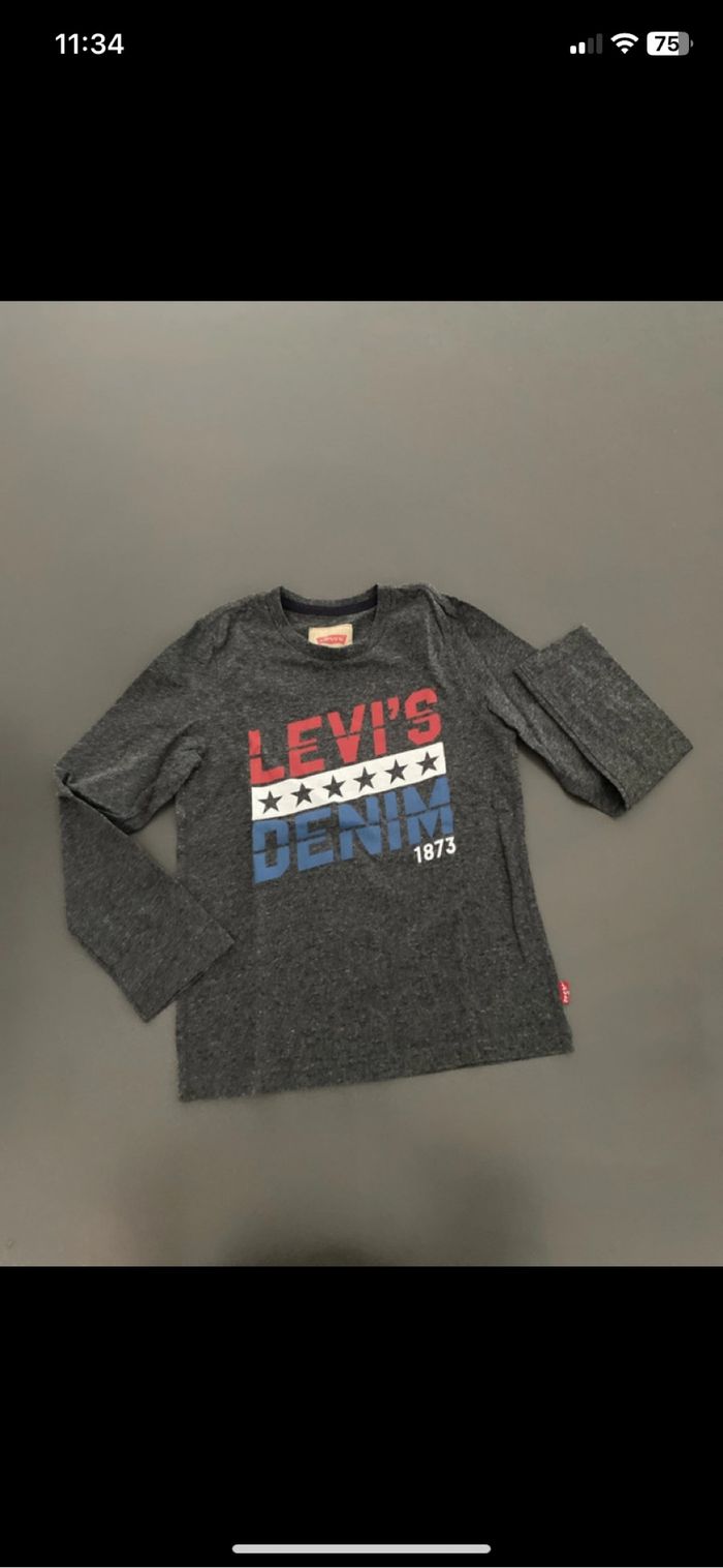 t-shirt manche longue Levi’s 8 ans