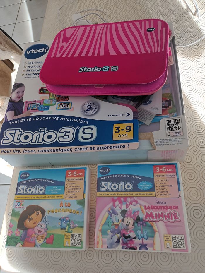 Storio 3 s vtech rose 3/9 ans