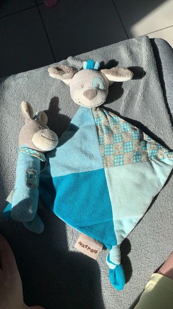 Lot doudou hochet bébé 👶
