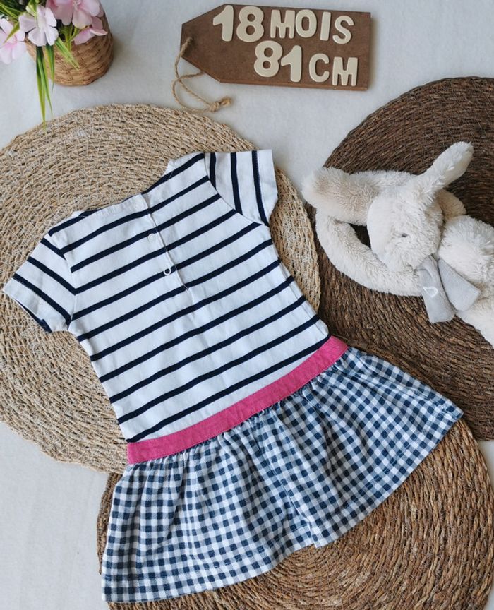 Robe 👣, marinière, weekend à la mer, 18 mois - photo numéro 2