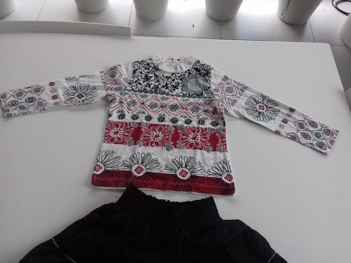 Ensemble 4 ans Catimini Jupe et haut ML - photo numéro 3