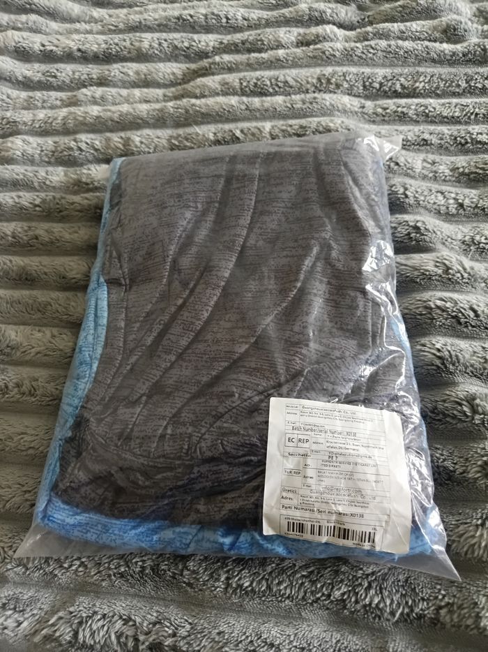 2 robes avec poches une bleu et une noir gris 3 XL - photo numéro 7