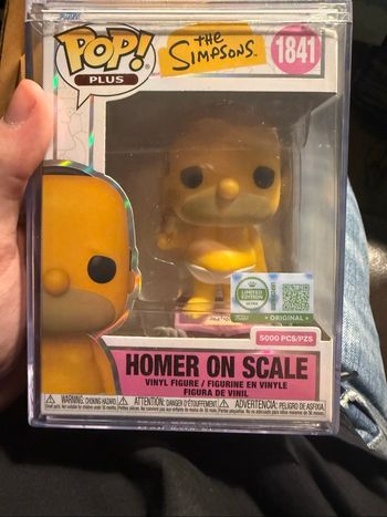 Funko POP! Homer Simpson on scale #1841