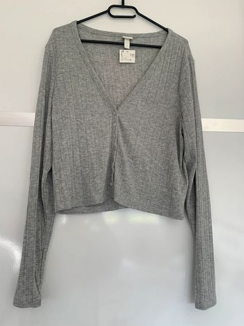 Gilet court gris