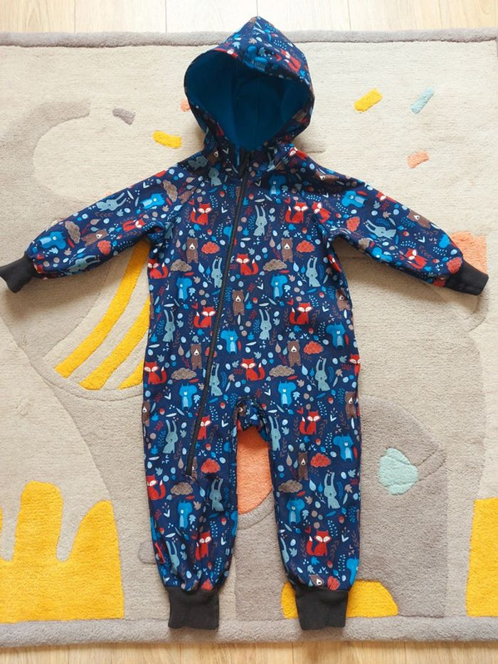 Combinaison imperméable IELM lapins renards 98cm - photo numéro 2