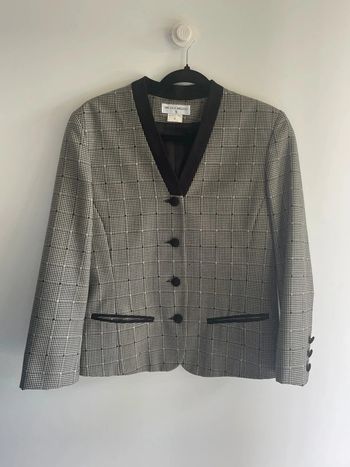 blazer Blazer pied-de-poule vintage T.40