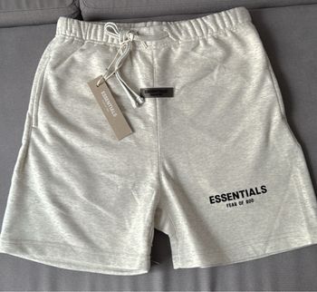 Short Fear of God Essentials gris chiné
