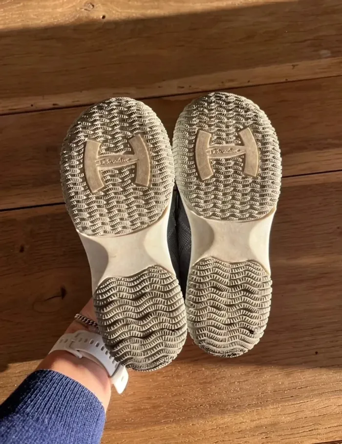 Baskets grises et bleues Hogan - photo numéro 8