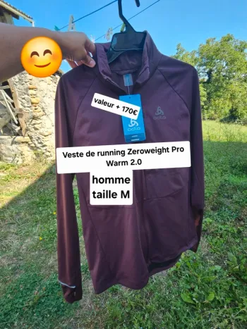 Veste de running Odlo Zeroweight Pro Warm homme taille M neuf