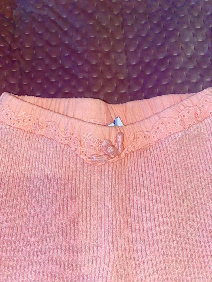 Legging chaud côtelé Mots d’enfants 12 mois - photo numéro 2