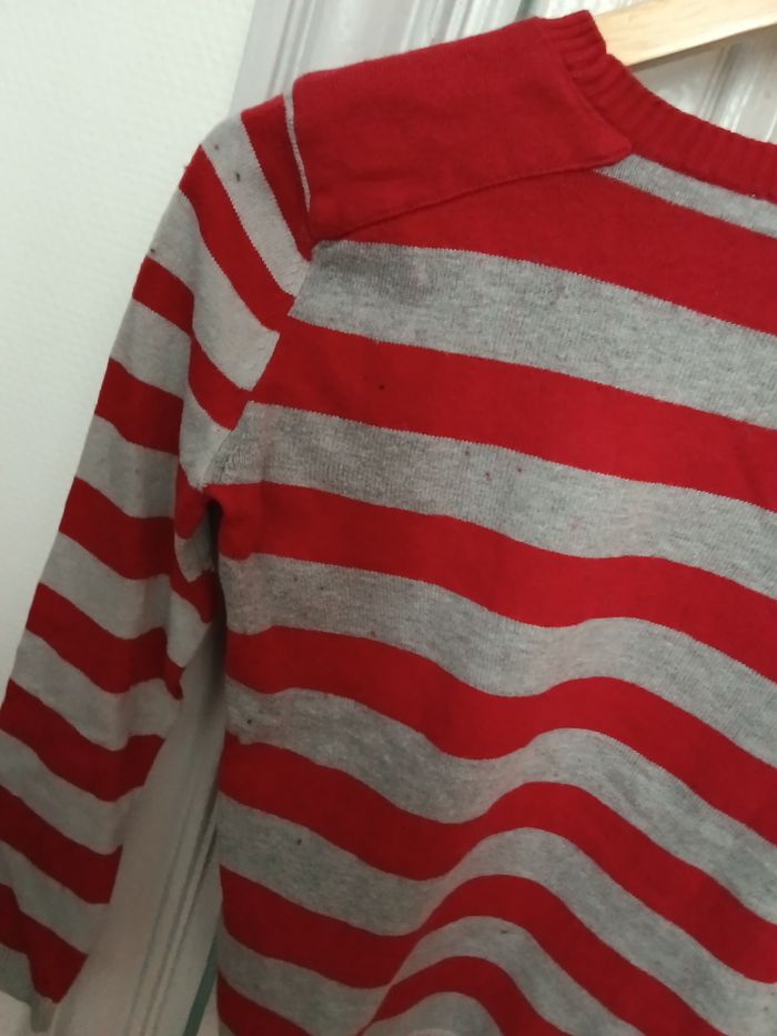 Pull United colors of Benetton marine et multicolore - photo numéro 4