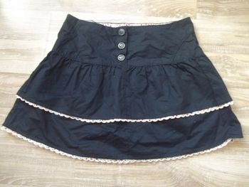 Jupe trapèze volanté bleu marine Sergent Major (1) 14 ans/156 cm