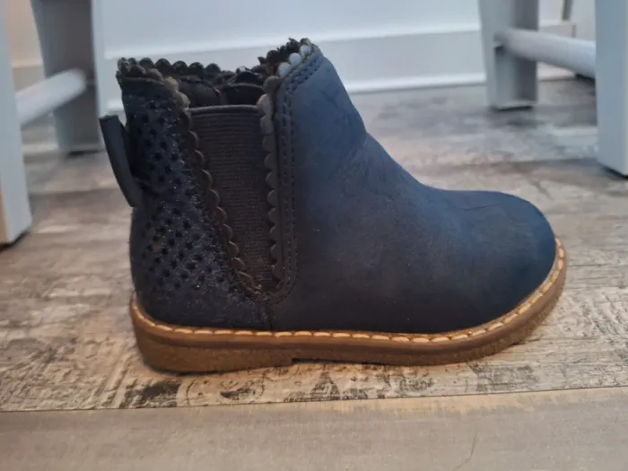 Bottines bleues marines festives - photo numéro 6