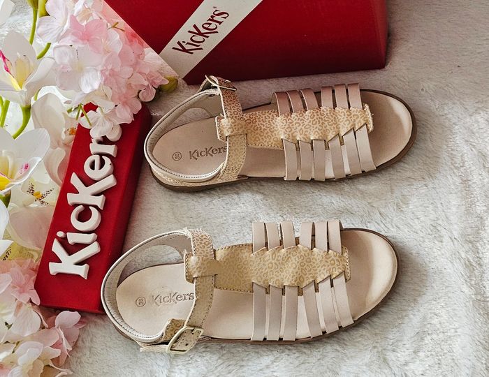 Sandales nus pieds Cuir Confort Kickers T36 - photo numéro 3