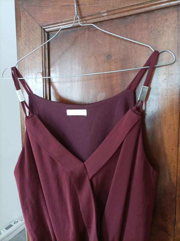 Robe Promod couleur bordeaux - photo numéro 3
