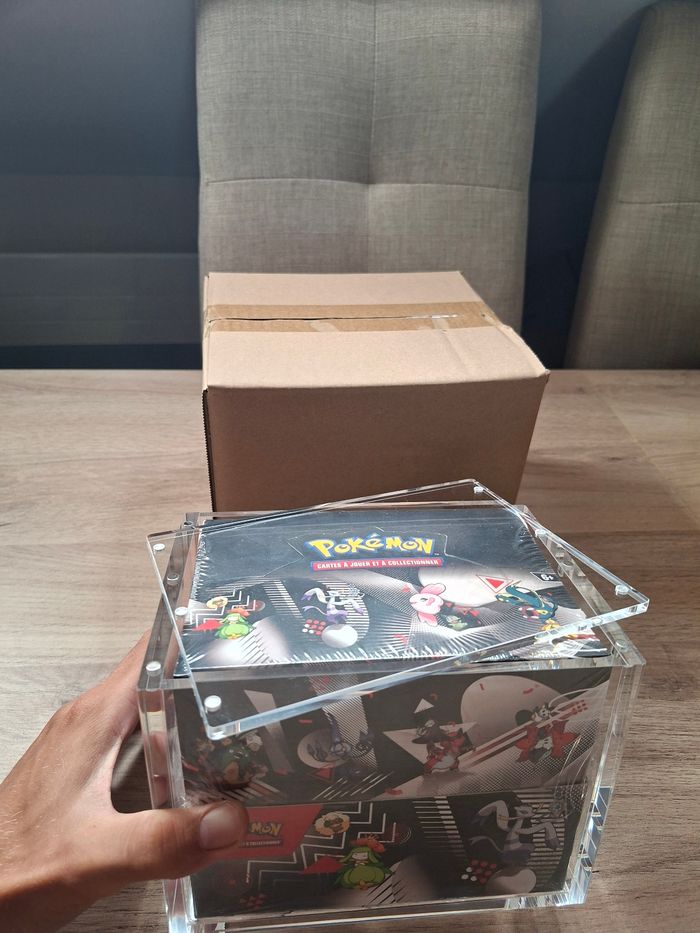 Protection acrylique display mini tin × 8 Pokémon aimantée épaisse 8mm anti uv - photo numéro 5