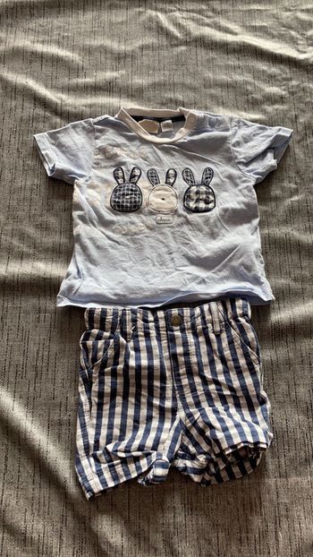 Ensemble 12 mois 2shorts