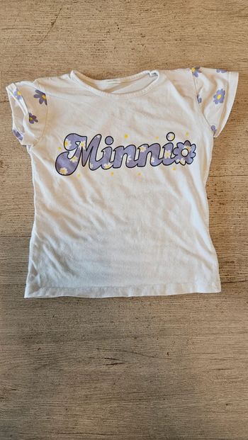 T shirt blanc à manches courtes Disney, Minnie, blanc, 8 ans