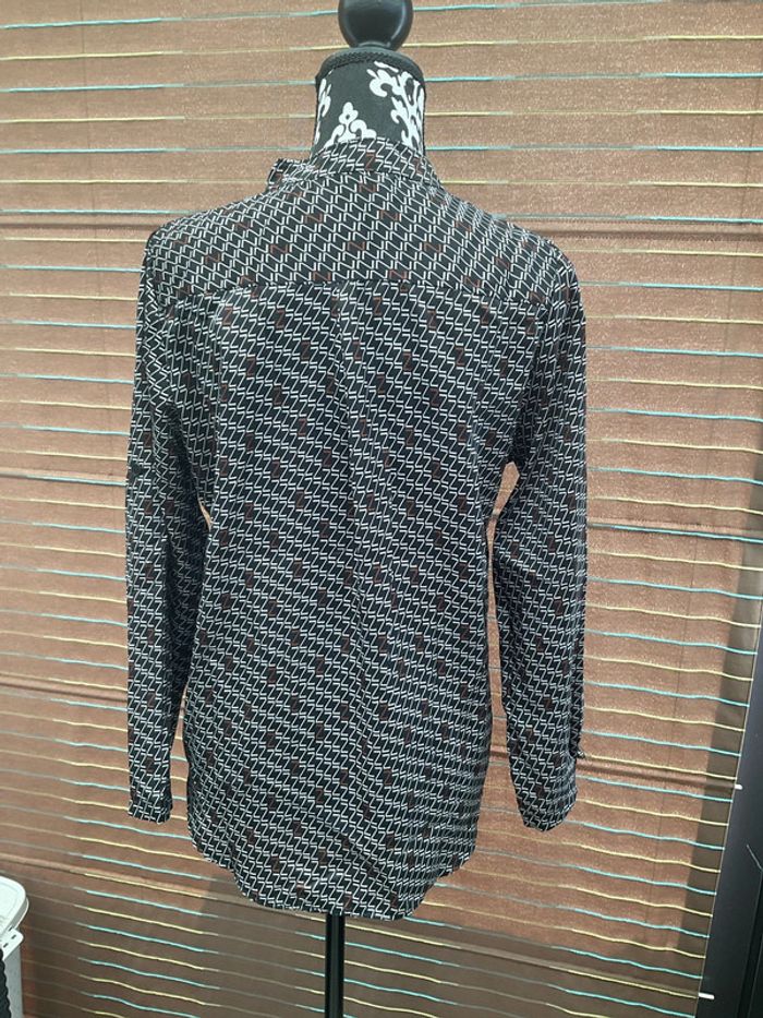 Blouse noire Z banc et brun TU neuve (n°8) - photo numéro 2