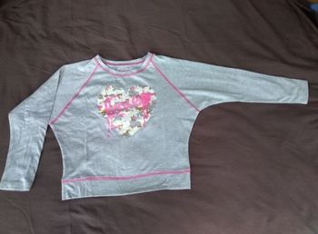 Tshirt motif coeur ❤️10 ans