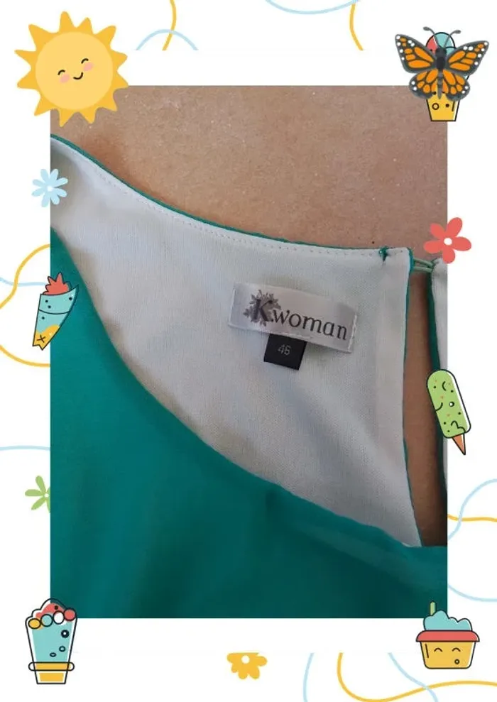 Robe voile verte - photo numéro 7