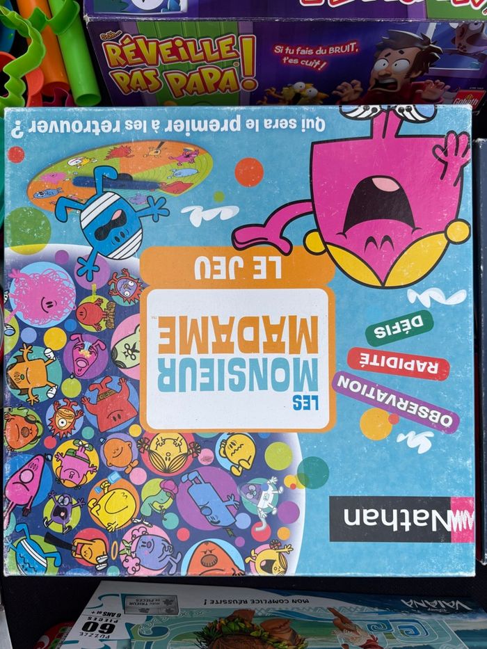 Jeu « les monsieur madame »