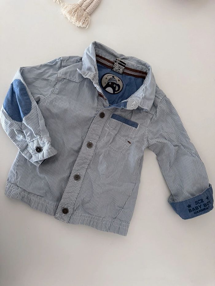 Chemise tao 18 rayures