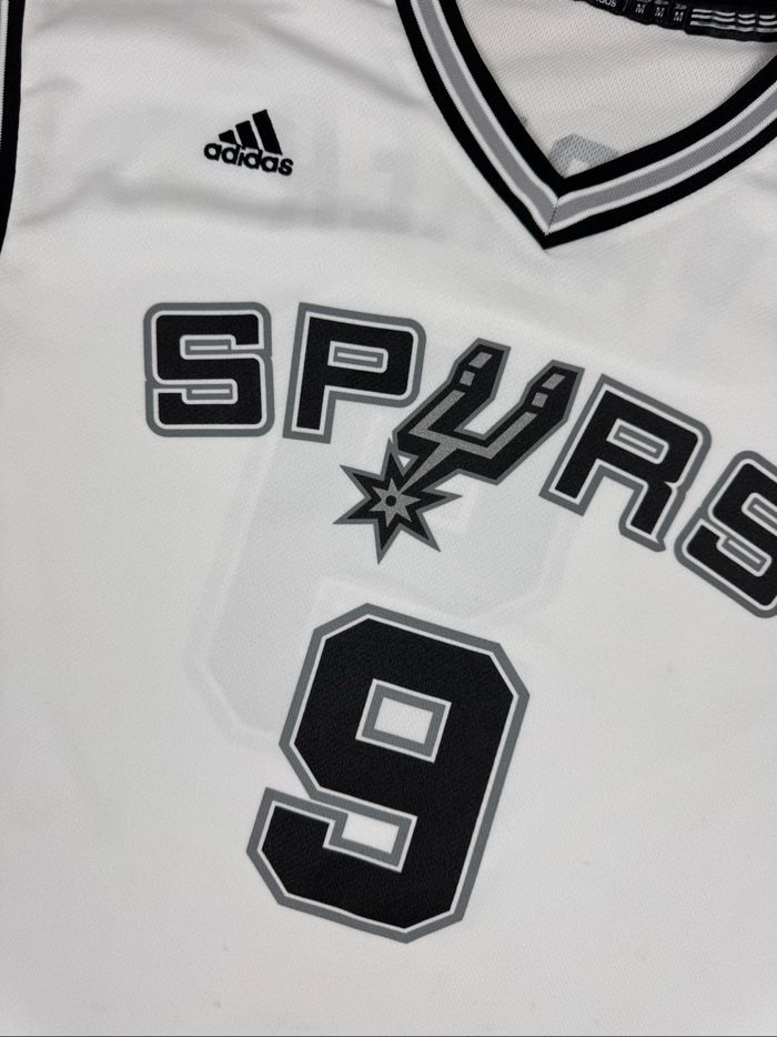 Maillot rétro de basket NBA adidas Tony Parker Spurs taille M - photo numéro 5