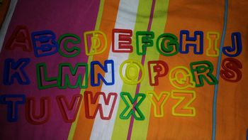 Forme alphabets, lettres x 26 
pour Pâte à modeler où pâte à sel, fimo où autre