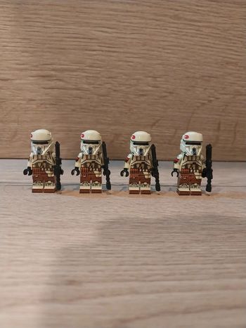 Figurines type lego 4 stormtroopers star wars