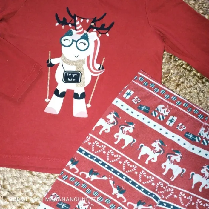 🎅🎁 Pyjama de Noël H&M fille – Magie & Style ! - photo numéro 3
