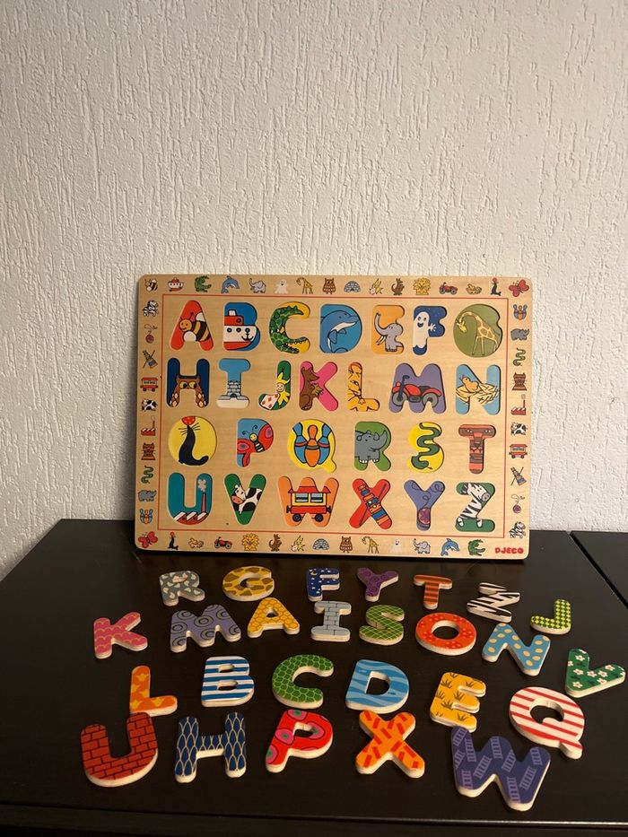 Puzzle Aphabet en bois - photo numéro 5