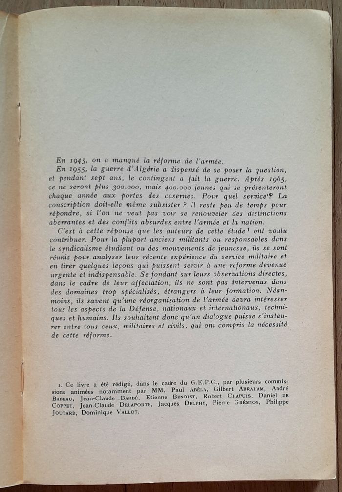 Service militaire et réforme de l'armée - photo numéro 5