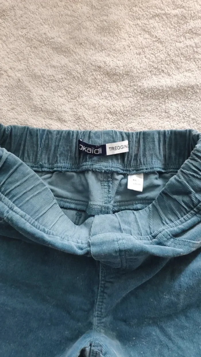 Pantalon okaidi 8 ans bleu - photo numéro 3