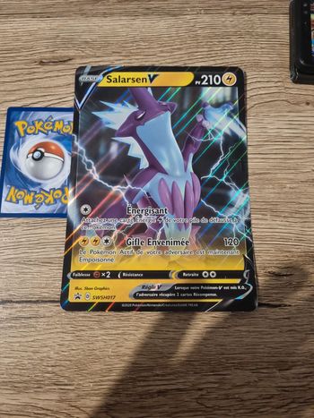 Carte pokémon salarsen V jumbo promo swsh017 année 2020