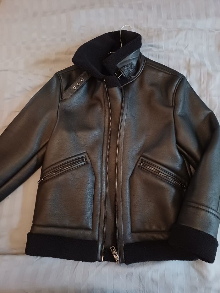 Blouson aviateur, perfecto MNG (mango)