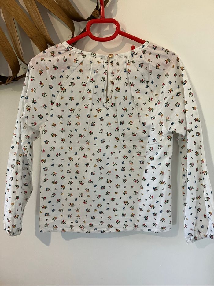 Blouse fleurie neuve 7 ans sergent Major - photo numéro 5