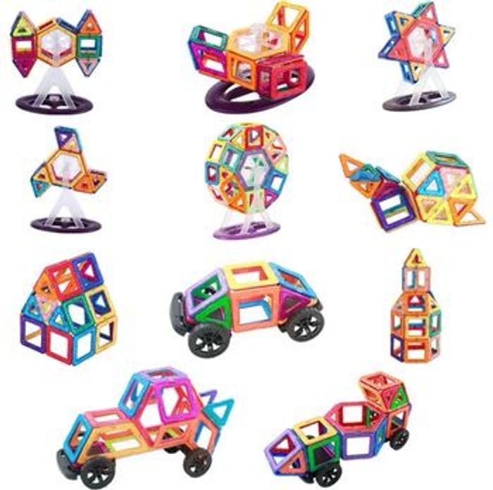 Blocs de construction magnétiques 68 pièces - photo numéro 4