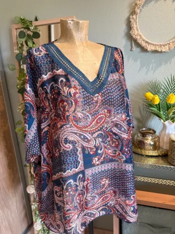 Blouse légère oversize femme