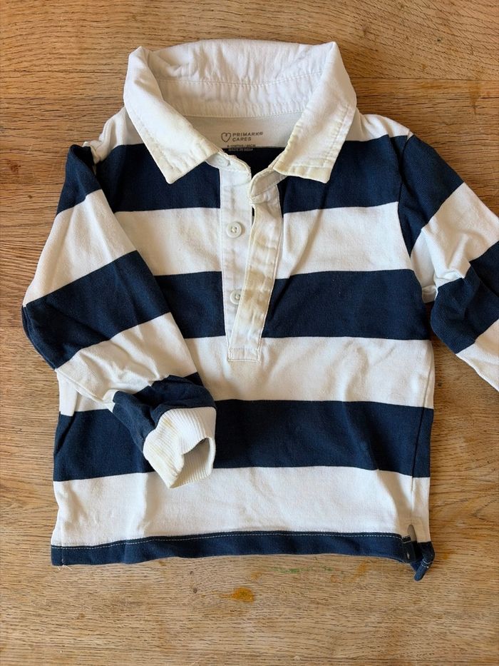 Lot 1 pull et 1 polo 9 mois - photo numéro 2