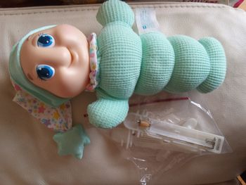 Peluche luciole Playskool  1993 verte clair doudou joli complet
