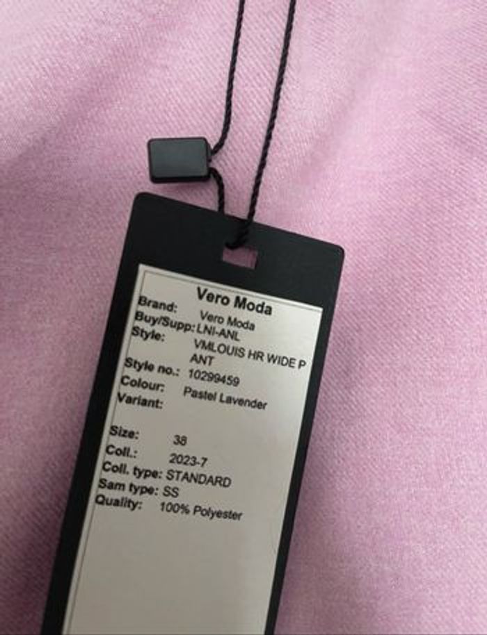 Pantalon costume rose, taille 38, Vero moda - photo numéro 4