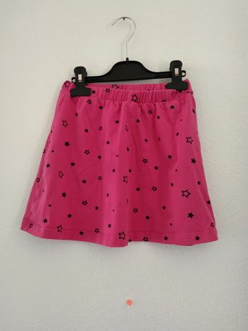 jupe rose imprimé étoiles fille 8 ans tissaia