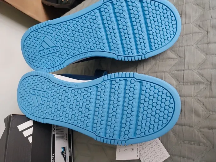 Basket bleu Adidas à scratch T40 - photo numéro 10