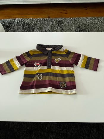 Haut polo rayé DPAM