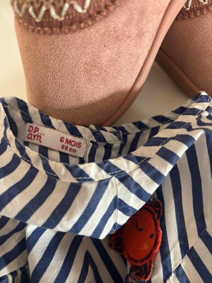 Blouse DPAM 6 mois 68 cm - photo numéro 3